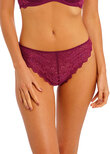 Lace Perfection Tanga Red Plum