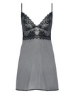 Lace Perfection Chemise Charcoal