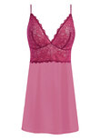Lace Perfection Chemise Red Plum