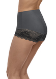 Lace Perfection Brief Charcoal