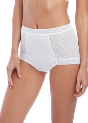Aphrodite High Waist Brief White Aphrodite  White