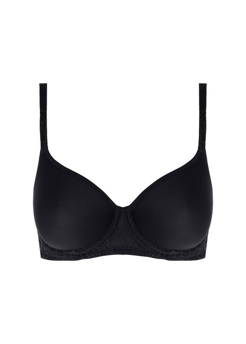 Lisse Black Moulded Spacer Bra from Wacoal