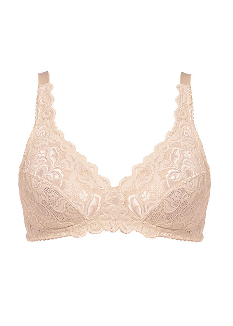 Eglantine Creme Brulee Soft Cup Bra from Wacoal